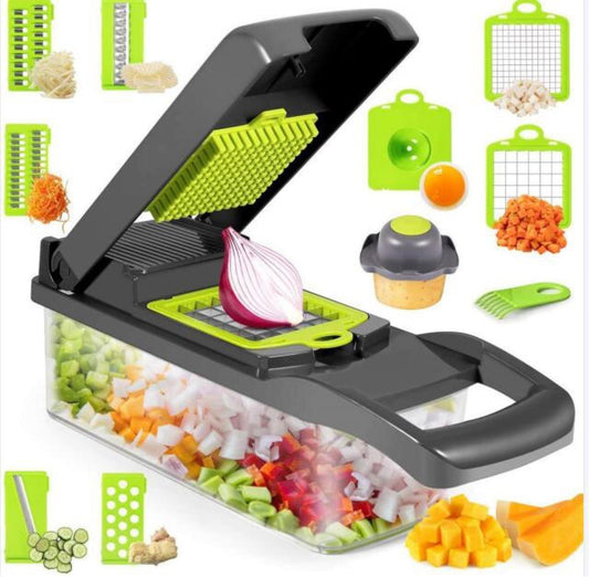 12-in-1 Veggie Chopper – Slice & Dice with Ease